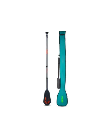 Remo SUP  Stream Carbon 100 JOBE Naranja 3-partes + Funda para Remo