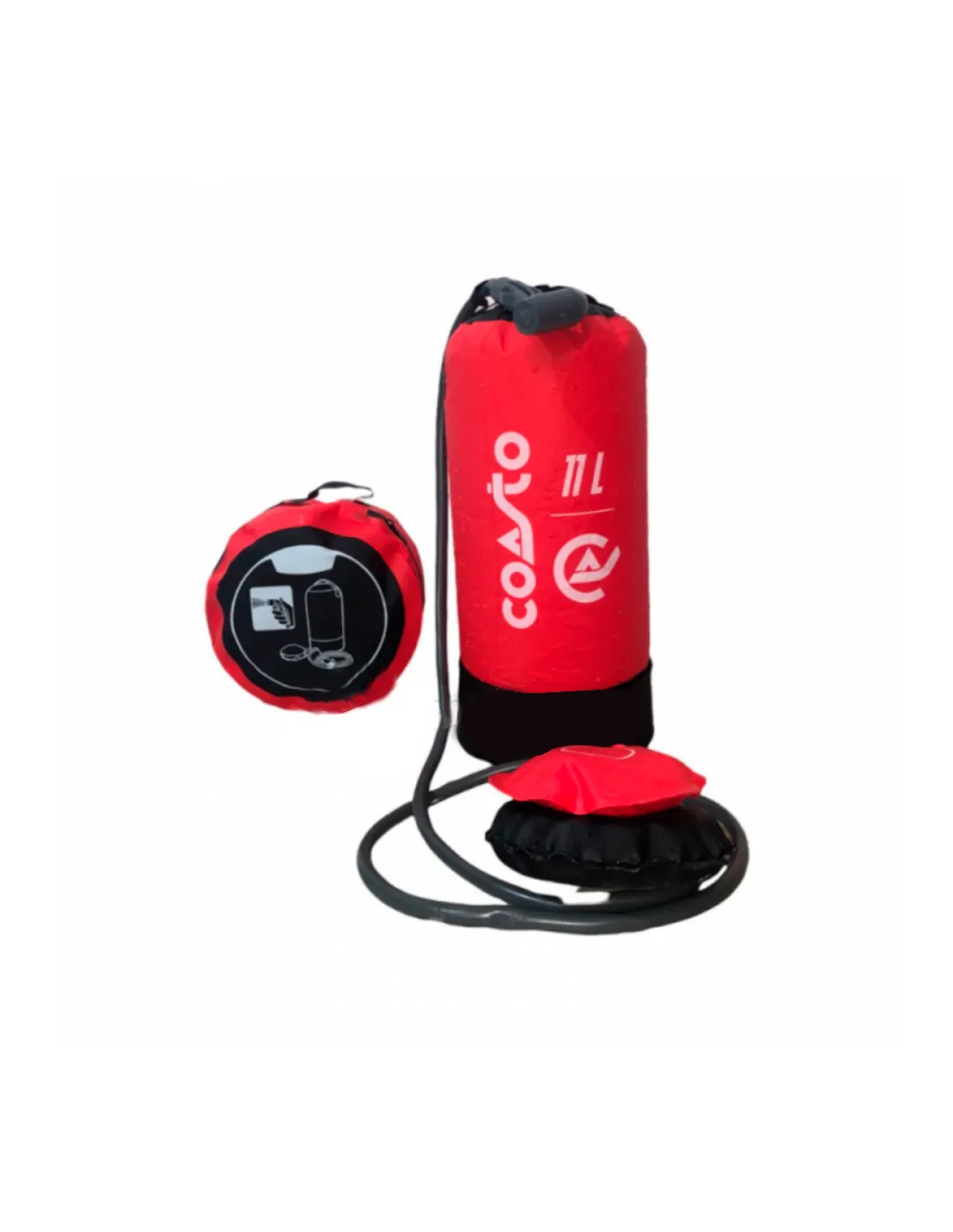 Portable Shower with Foot Pump Coasto 11L