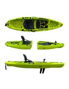Caiaque de pesca Long Wave NUNAK 11 desmontável com pedais