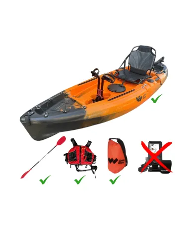 Pack Kayak de Pêche Long Wave Samoa Solo V2 (sans sondeur)