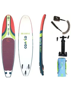 Coasto Airsurf 8 'Inflatable SURF Board with Fixed Fins