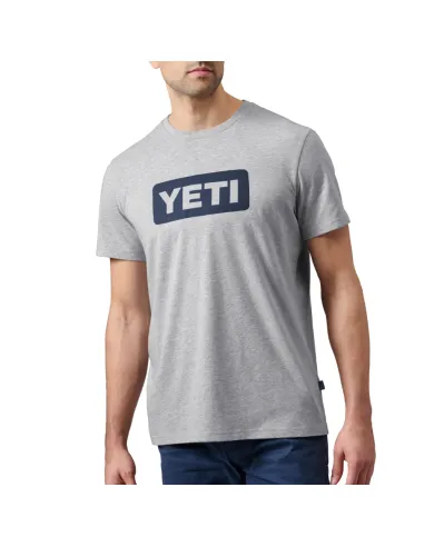 Yeti T-Shirt Short Sleeve Man grau/blau