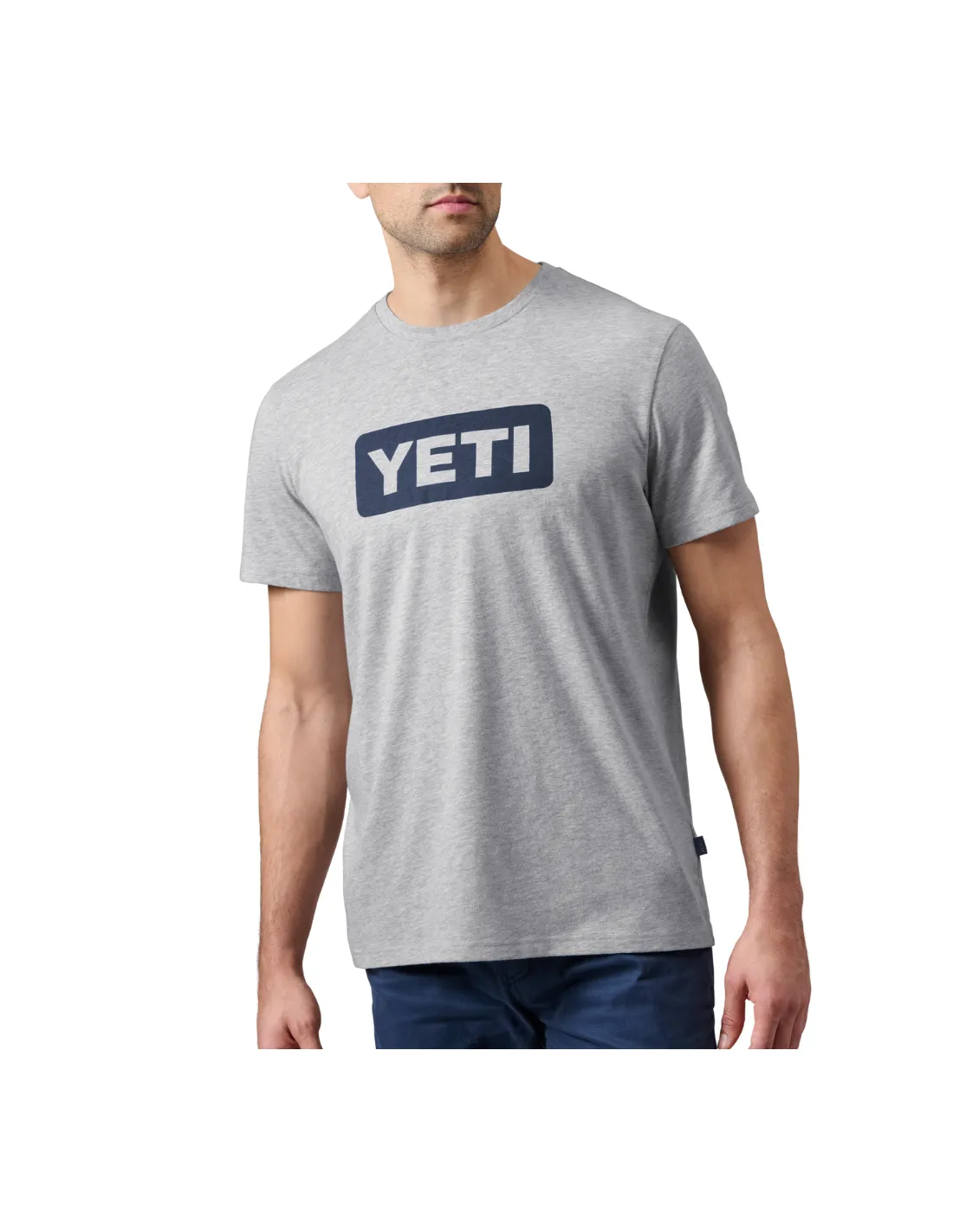 Yeti T-Shirt Short Sleeve Man grau/blau